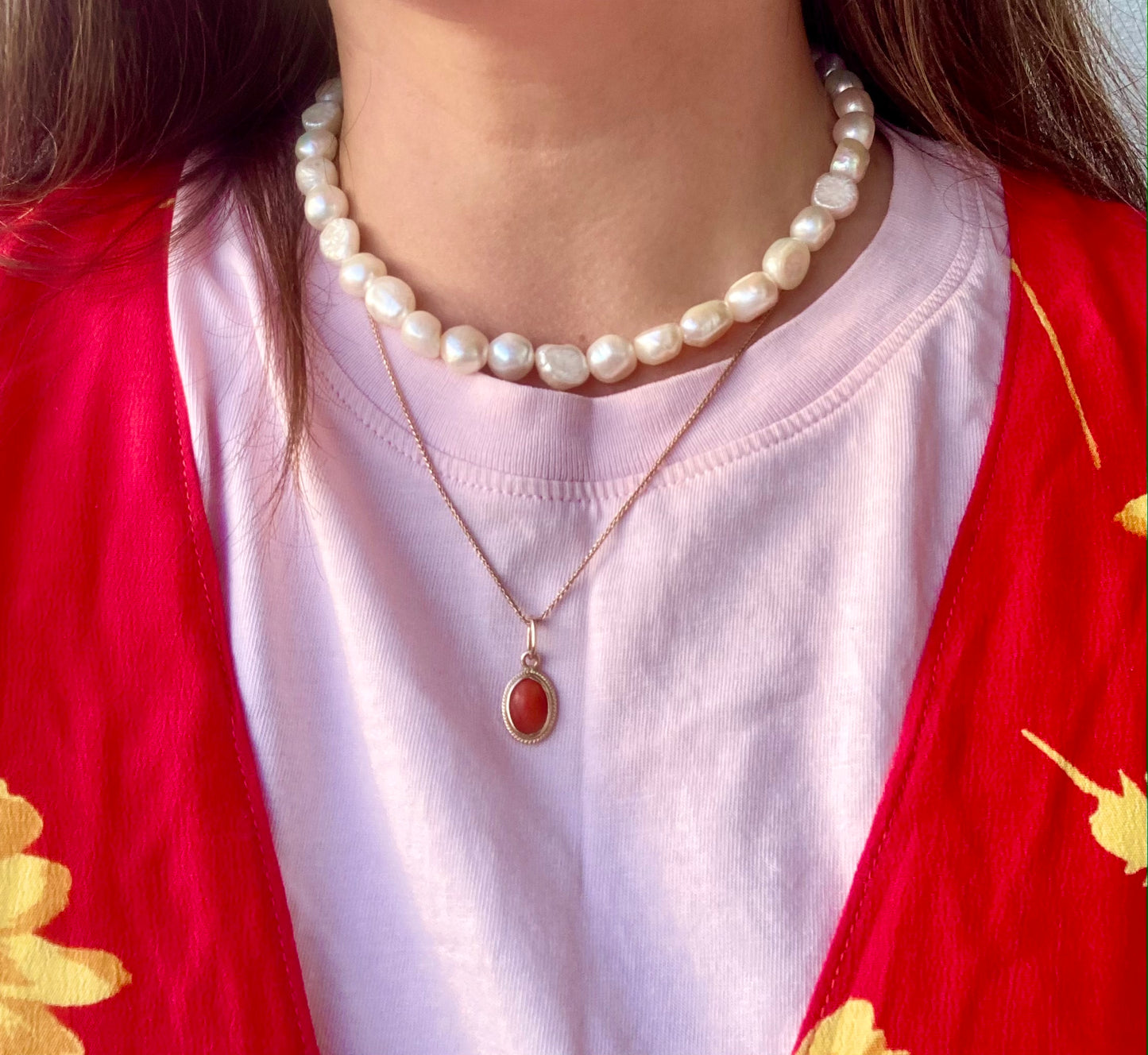 Baroque Freshwater Pearls Chunky Necklace