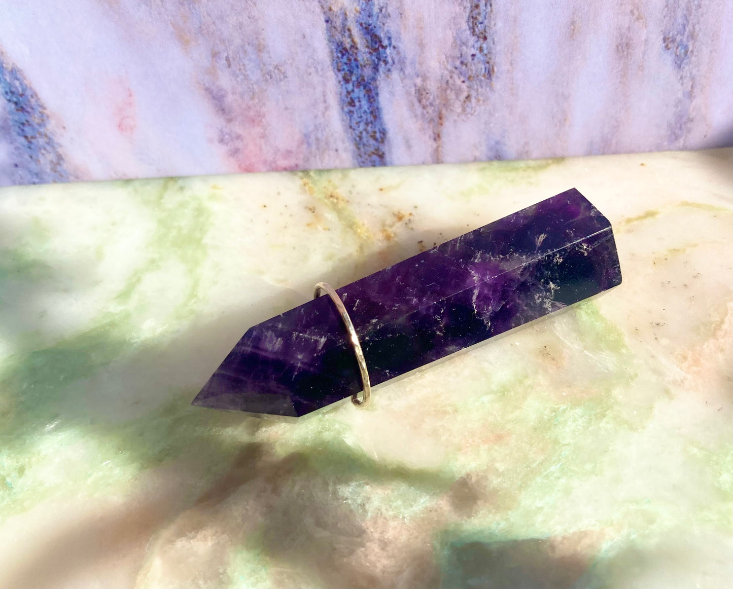 Real Solid 9K Gold Thin Hammered Stacking Ring – Handmade, Elegant & Minimalist