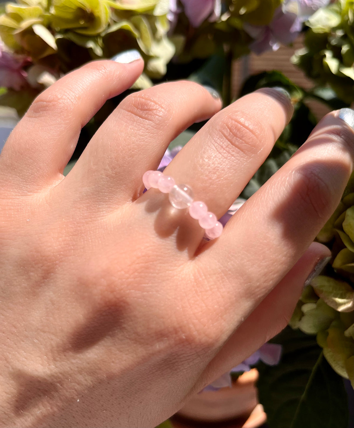 Chunky Gemstone Beads Fidget Rings in Pretty Color Combos