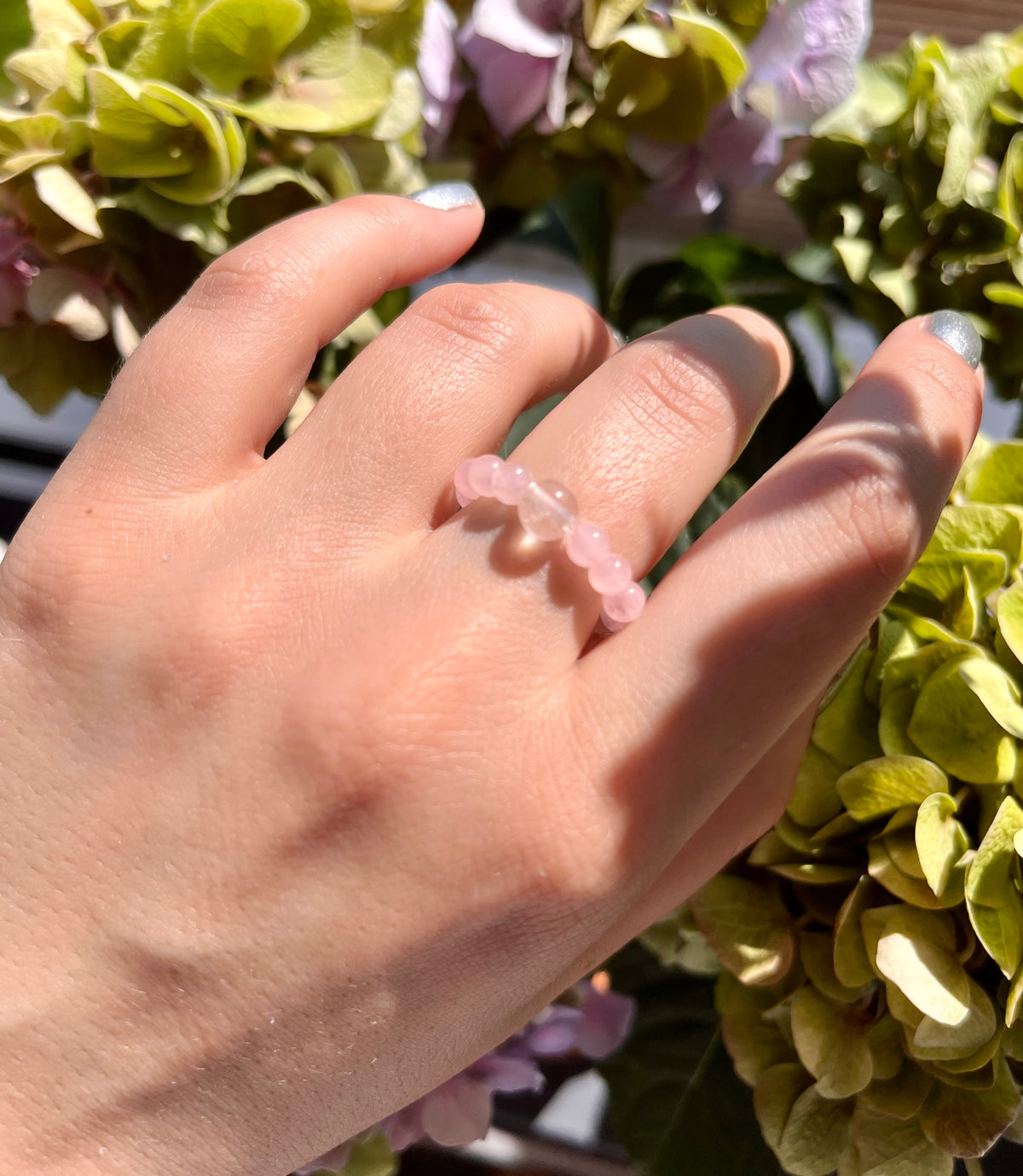 Chunky Gemstone Beads Fidget Rings in Pretty Color Combos