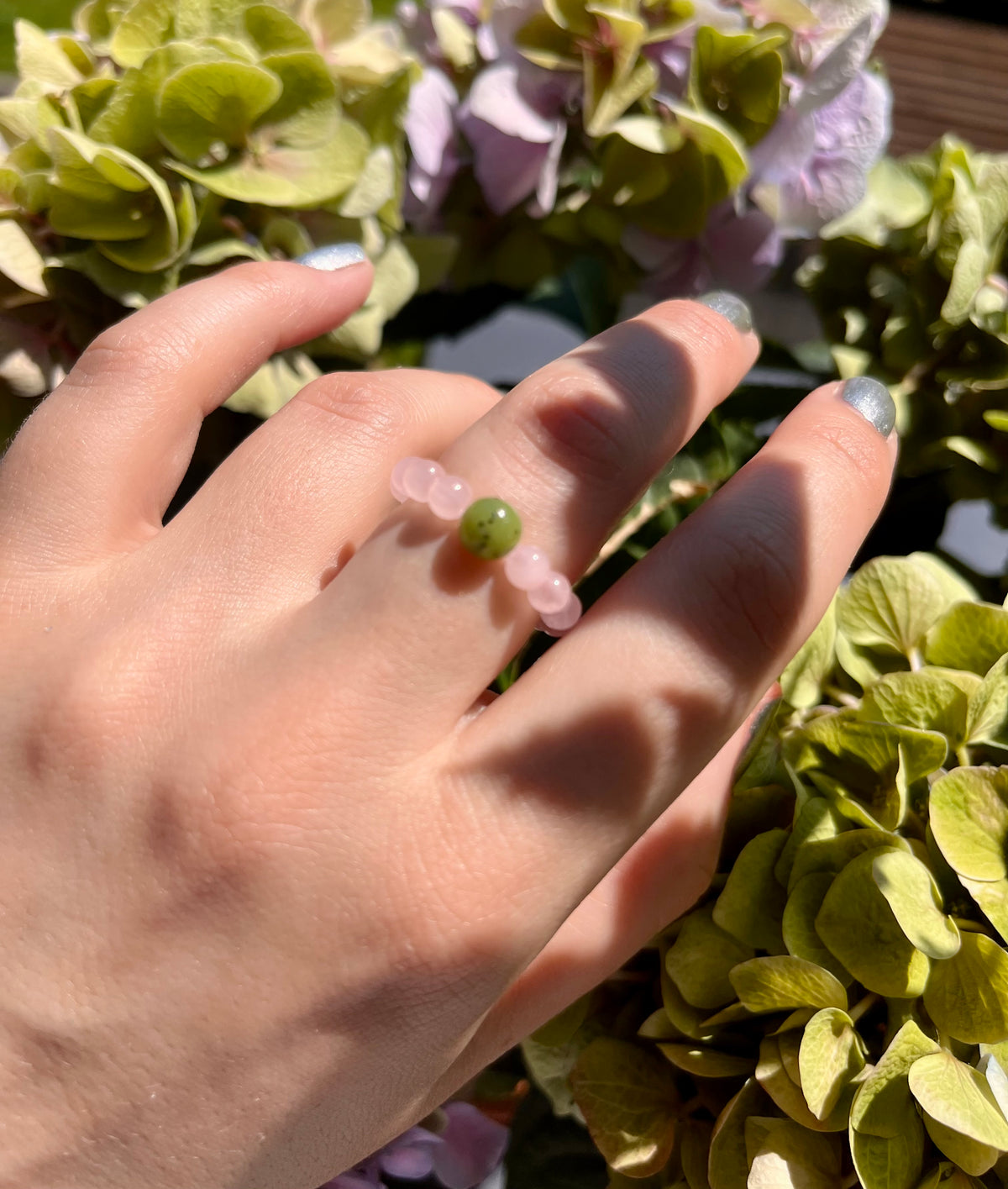 Chunky Gemstone Beads Fidget Rings in Pretty Color Combos