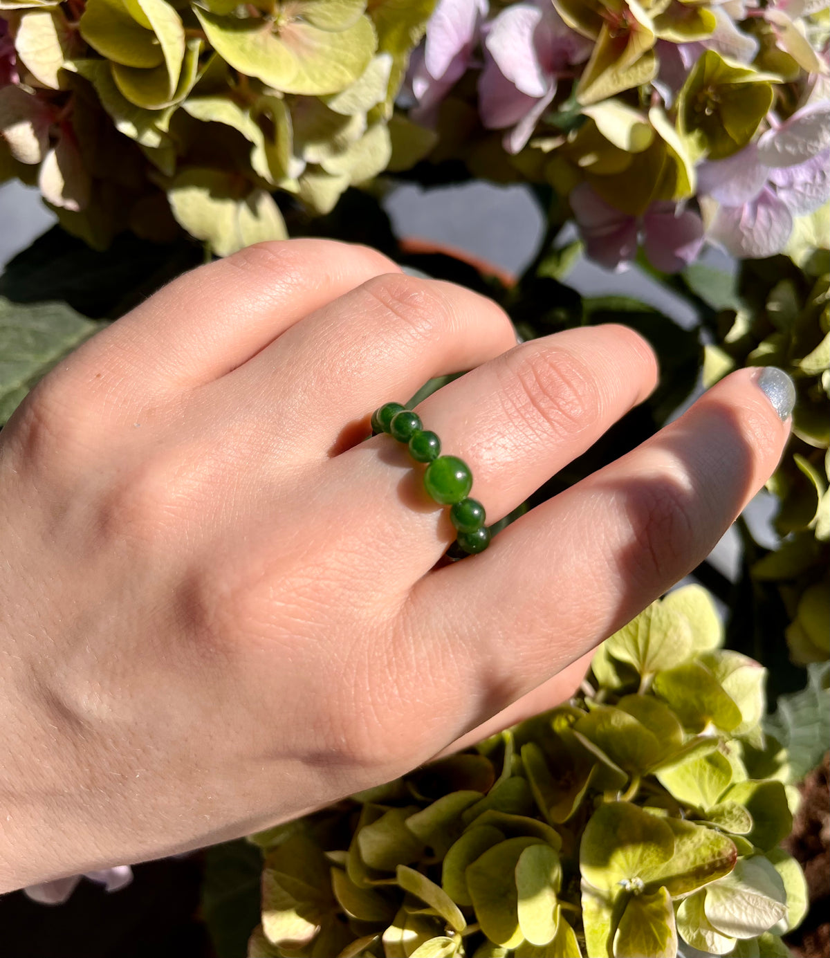 Chunky Gemstone Beads Fidget Rings in Pretty Color Combos