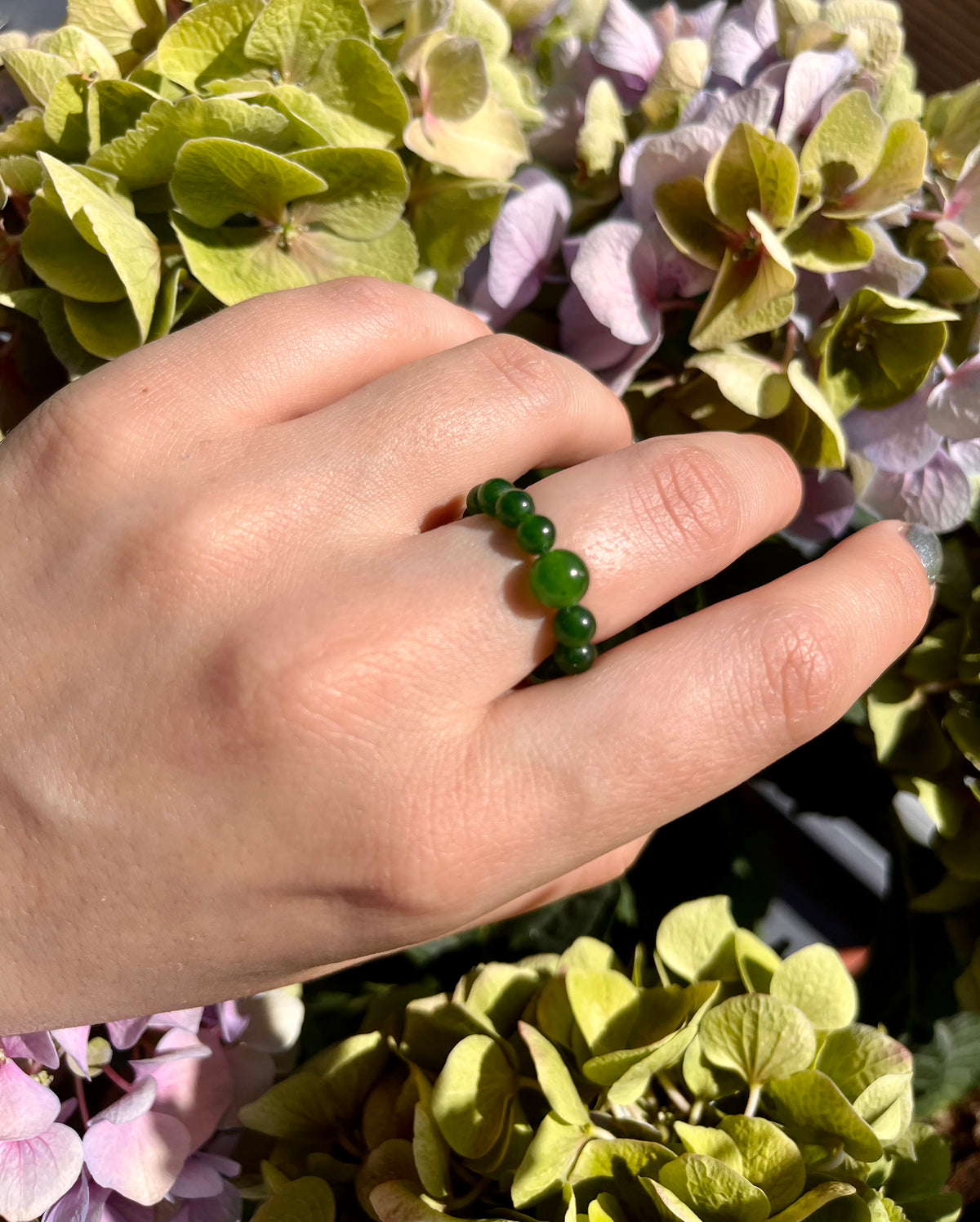 Chunky Gemstone Beads Fidget Rings in Pretty Color Combos