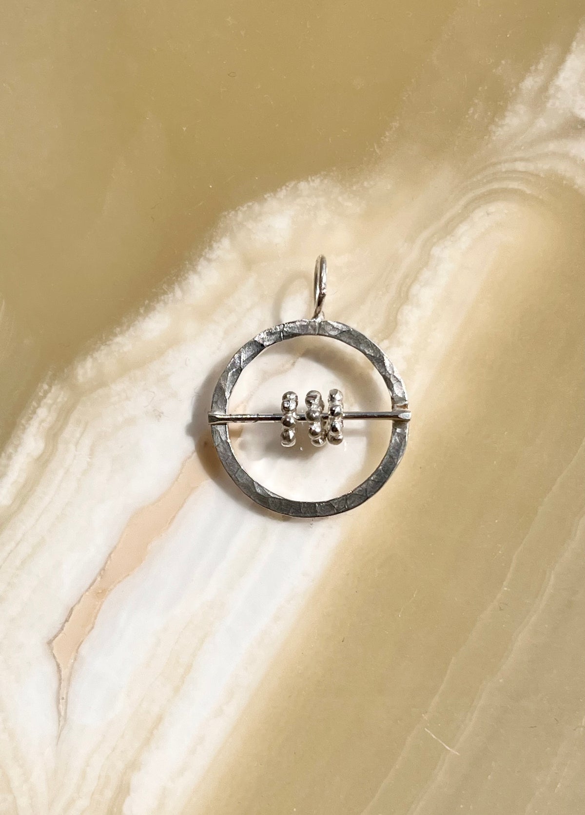 Handmade Sterling Silver Anti-Anxiety Pendants For Fidgeting