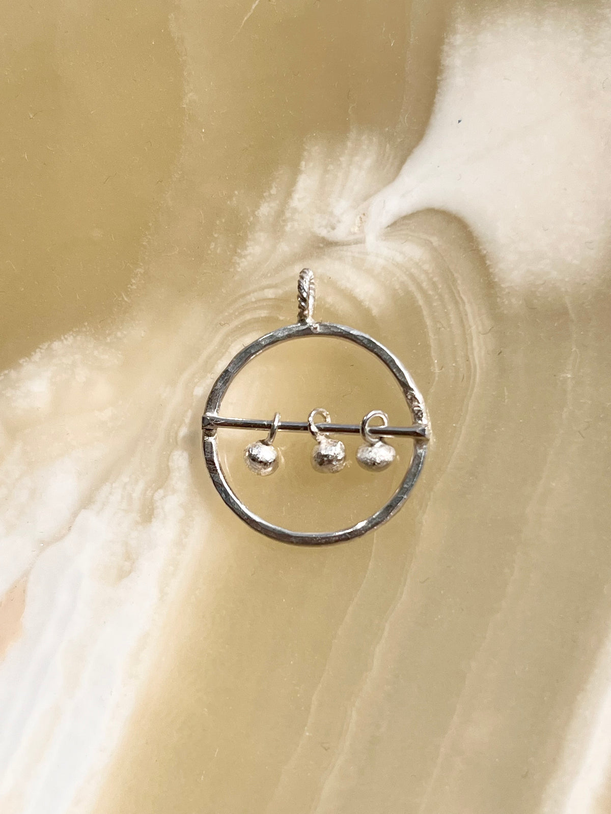 Handmade Sterling Silver Anti-Anxiety Pendants For Fidgeting