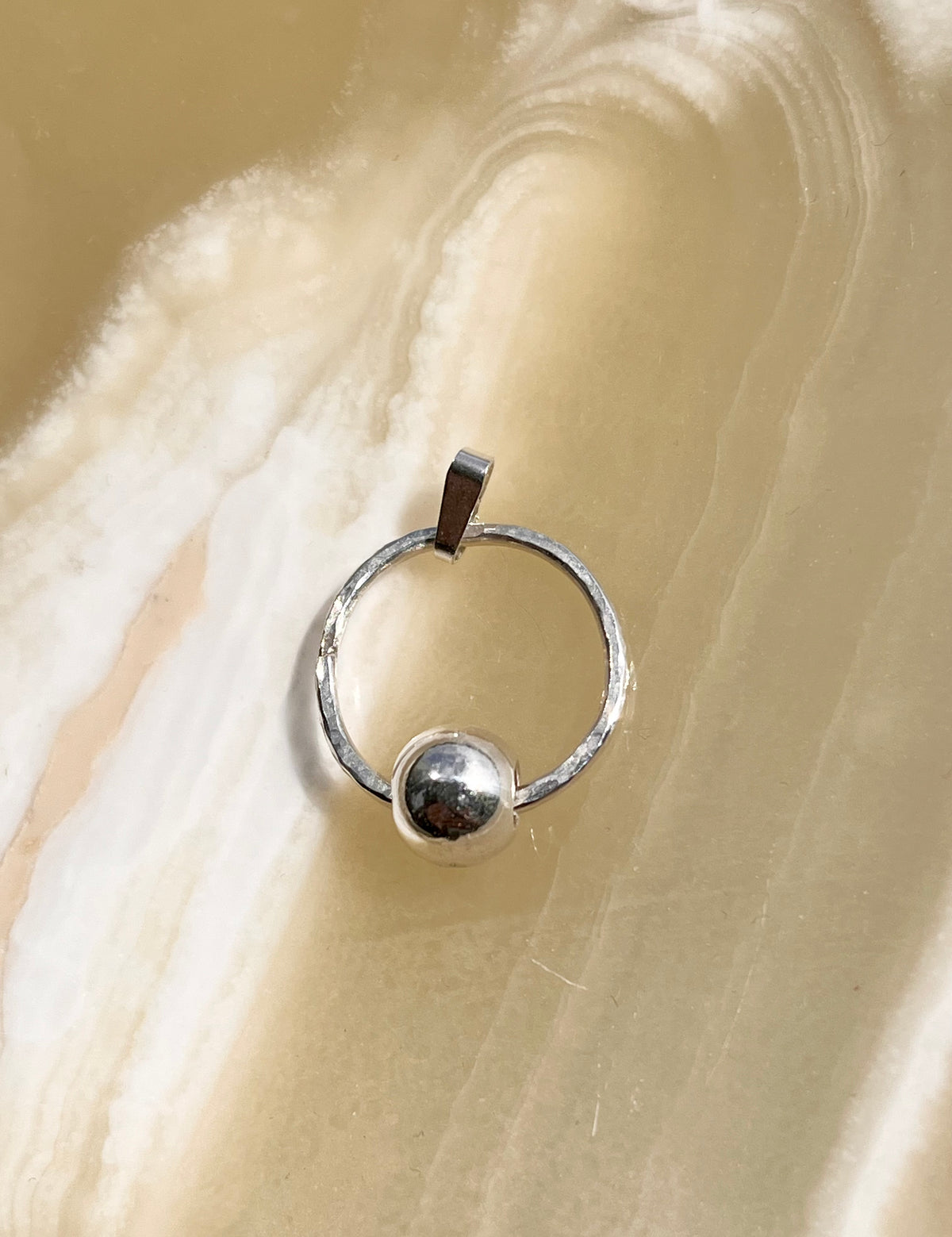 Handmade Sterling Silver Anti-Anxiety Pendants For Fidgeting