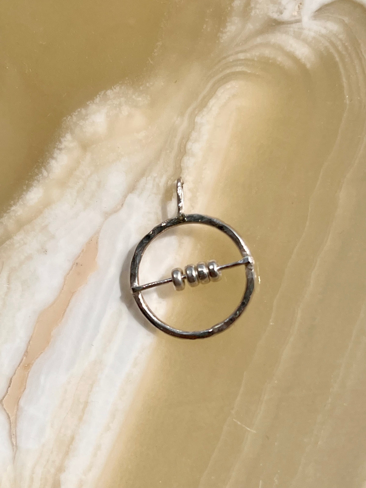 Handmade Sterling Silver Anti-Anxiety Pendants For Fidgeting