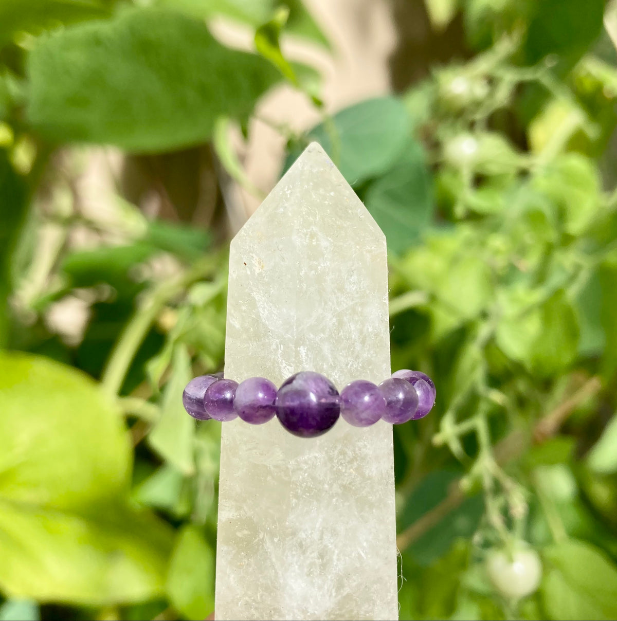 Elastischer Juicy Carneol Fidget Ring aus natürlichen Edelsteinperlen für Gelassenheit