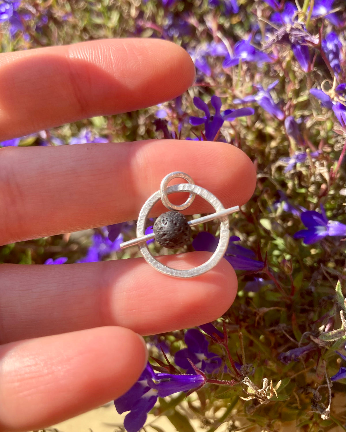 Handmade Sterling Silver Anti-Anxiety Pendants For Fidgeting