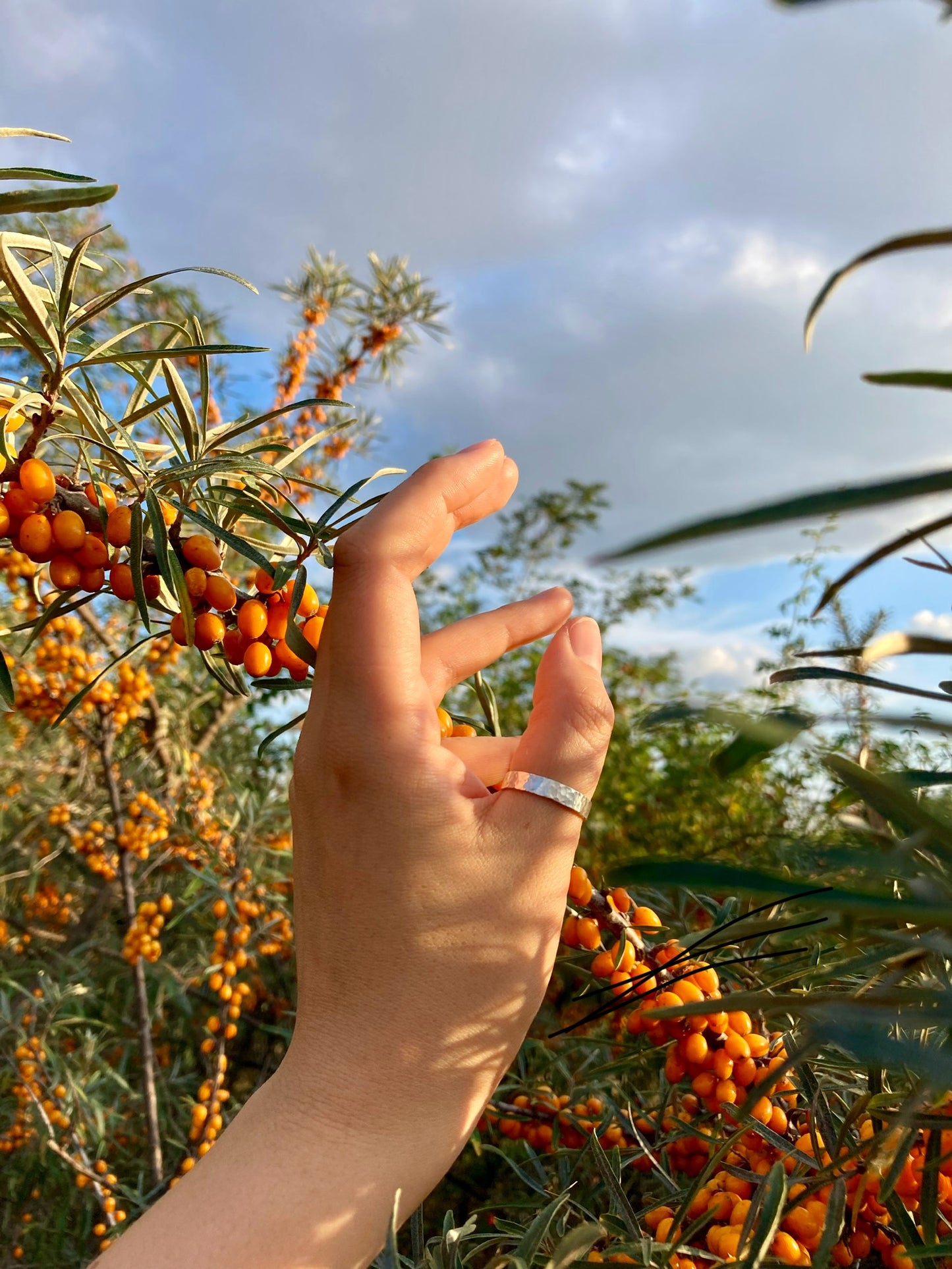 Chunky Hammered Silver Unisex Ring - Handmade Artisan Jewelry