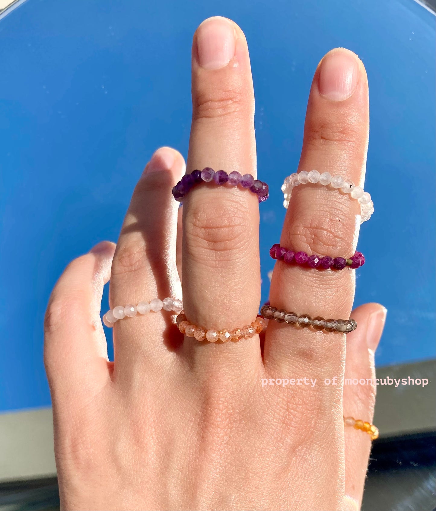 7 Worry Gemstone Rings for Every Weekday