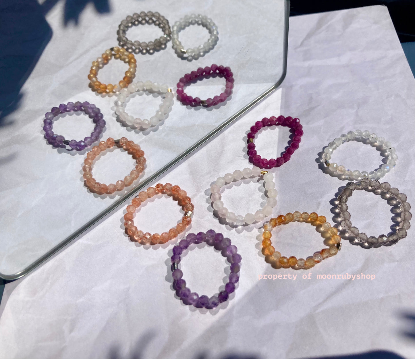 7 Worry Gemstone Rings for Every Weekday